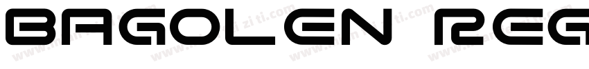 Bagolen Regular字体转换